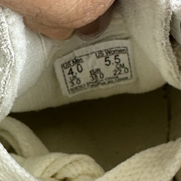 Vans Sport Low Women size 5.5 Ivory Green Suede Gum Casual Shoes - Picture 8 of 8